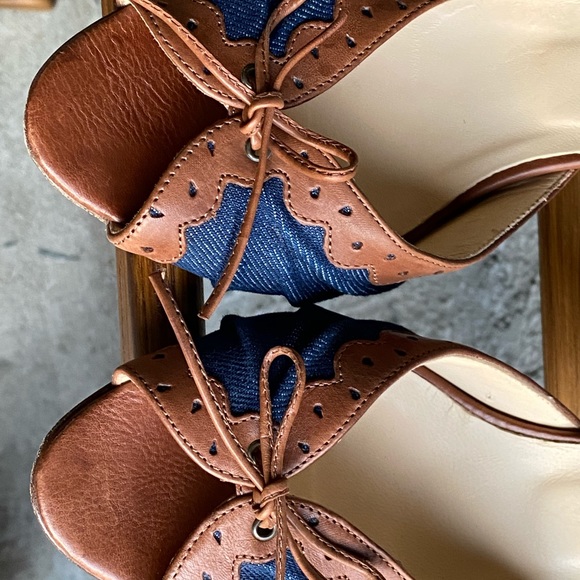 Isabella Fiore Slip on shoes Blue and Brown - Picture 2 of 10